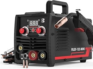 YESWELDER FLUX-135 MINI 135Amp MIG Welder,110V Flux Core Gasless Welder, Flux MIG/Lift TIG/Stick 3-in-1 Welding Machine