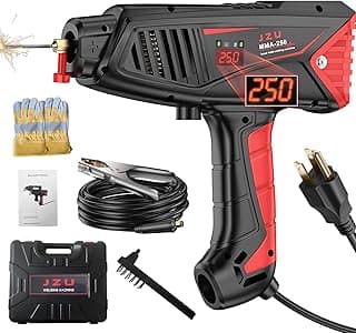 Handheld Welding Machine, Upgrade MMA 250A IGBT Inverter Portable Arc Welder with LCD Display, 110V Stick Welder, Compact and Lightweight, Ideal for Home DIY and Light Projects