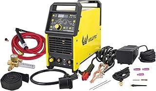 Weldpro Digital TIG 200GD AC DC 200 Amp Tig/Stick Welder with Pulse CK 17 Worldwide Superflex Torch 3 Year Warranty Dual Voltage 220V/110V welding machine