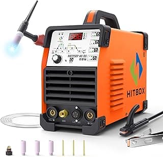 TIG Welder AC/DC with Pulse, 200A Professional Aluminum Welding Machine with Square Wave/Stick/MMA/IGBT, 220V Exquisite All-Round Arc Welder, Offering You Excellent Cost Performance (HBT250P)